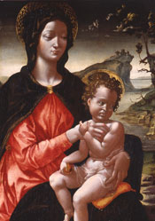 Maestro della Madonna di Manchester “Madonna con bambino” (ultimo quarto del XV secolo)