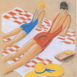 Ottorino Mancioli, “Le chiacchiere”, 1930 (studio per il manifesto “Pesaro”)